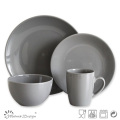 Multi-Color 16PCS Stoneware Tableware Set